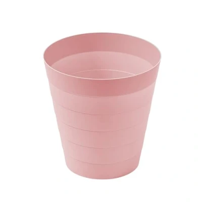Afbeelding van Sinoba Corbeille à papier 6105 En plastique Idéale pour chambre d&#039;enfant, bureau, cuisine Hauteur : 25 cm 9 l Rose