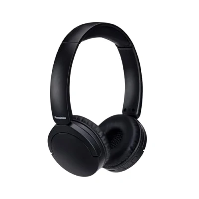 Afbeelding van Panasonic RB HF630BE K draadloze over ear streetheadset, geïntegreerde microfoon, Bluetooth 5.3, multipoint, draaibaar, tot 72 uur batterijduur, USB C, zwart