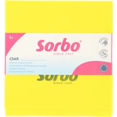 Afbeelding van Sorbo Sorbonettes Schoonmaakdoekjes 38x40 cm 5 stuks