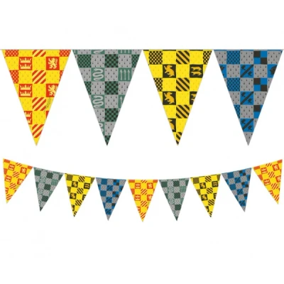 Image de Guirlande fanions Harry Potter Hogwarts 230cm par unité