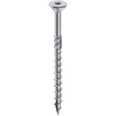 Afbeelding van Woodies ultimate spaanplaatschroeven 4x30mm platkop RVS/410 deeldraad T20 61842311 (Per 200 stuks)