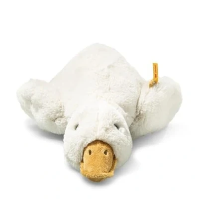 Afbeelding van Steiff Gilda Soft Cuddly Friends boerderijgans, 47 cm, wit, pluizig pluche om te spelen en knuffelen, van zacht voor een zachte babyhuid, machinewasbaar