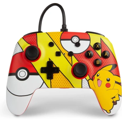 Afbeelding van PowerA Enhanced Nintendo Switch Controller Pikachu Pop
