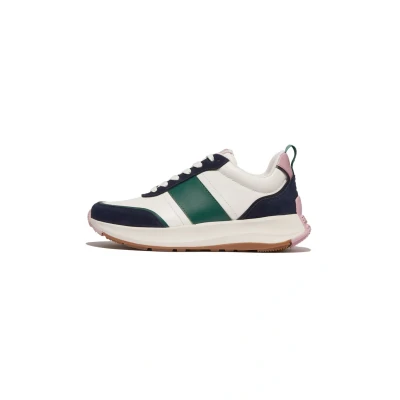 Afbeelding van Fitflop Sneakers laag, Dames, Maat: 37, Navy Veloursleer