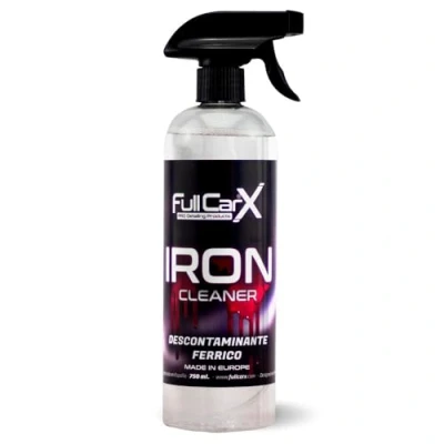 Afbeelding van FULLCARX Iron Cleaner 750 ml velgenreiniger auto ontsmettingsmiddel ferro pH neutraal zuurvrij, reiniging zonder wrijving, voor motorfiets velgen aluminium verchroomd, onderhoudsproduct detailing