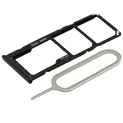 Afbeelding van MMOBIEL Dual Sim Tray Kaart Houder Nano Slot voor Samsung Galaxy A12 A215 6.5 inch Zwart