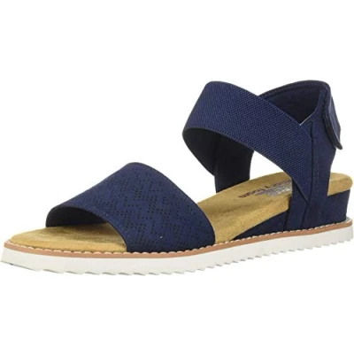 Afbeelding van Skechers Desert Kiss Sandalen Vrouwen Navy 39