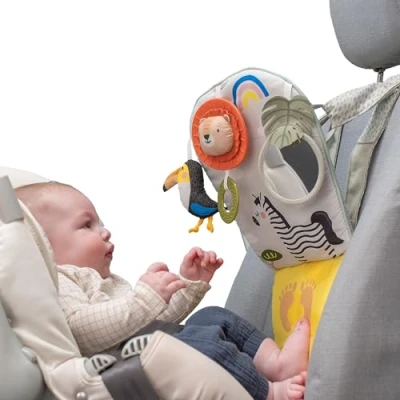 Afbeelding van Taf Toys Autostoelspeeltje Play &amp; Kick Savannah Adventures