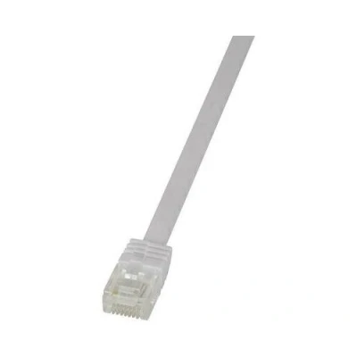 Image de Câble réseau LogiLink CAT 6 U/UTP 10 m blanc CF2091U [1x RJ45 mâle 1x mâle]