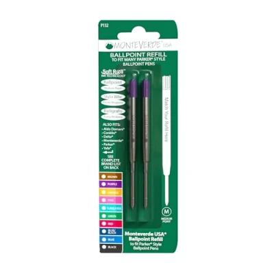 Afbeelding van Monteverde Soft Balpenvulling (Parker) Medium Pink 2 Pc