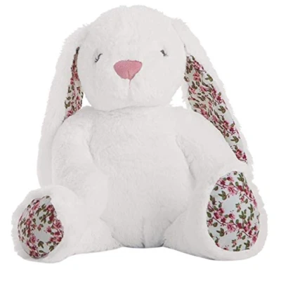 Afbeelding van Knuffel Flowers Konijnenvlees Wit 40 cm