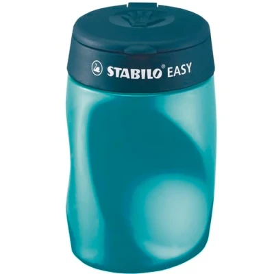 Afbeelding van Puntenslijper STABILO Easy 4501 3 in 1 linkshandig petrol