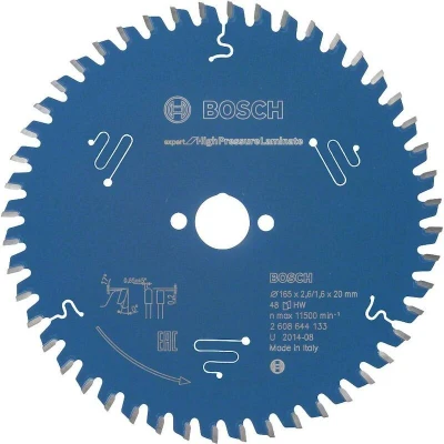 Image de BOSCH 2608644133 lame de scie circulaire Expert pour stratifié haute pression, 165 x 20 2.6 mm, 48T
