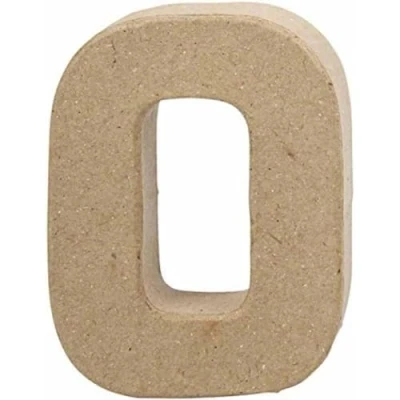 Afbeelding van Creative Letter O Papier mâché 10 Cm