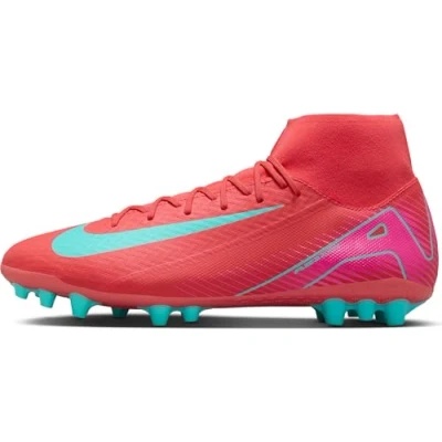 Afbeelding van Nike Performance ZM 10 Academy AG Voetbalschoenen met kunststof noppen, Maat: 43, Ember glow/aurora green Textiel/ synthetisch