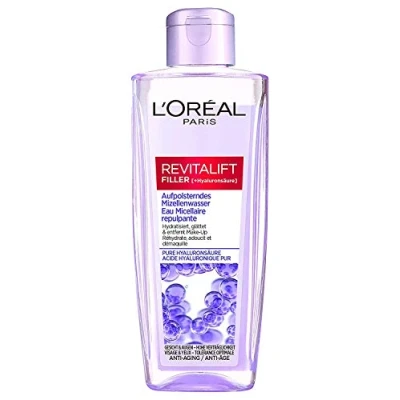 Afbeelding van L&#039;Oréal Paris Hyaluron hydraterende gezichtsverzorging anti aging reiniging met hyaluronzuur pure make up remover Revitalift Filler 200 ml