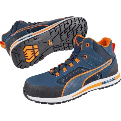 Afbeelding van PUMA Crosstwist Mid 633140 40 Hoge veiligheidsschoenen S3 Schoenmaat (EU): Blauw, Oranje 1 stuk(s)