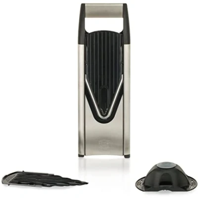 Afbeelding van Börner Mandoline V6 Basic 3 delige set snijdiktes BPA vrij en Roestvrij Exclusive Line Zwart