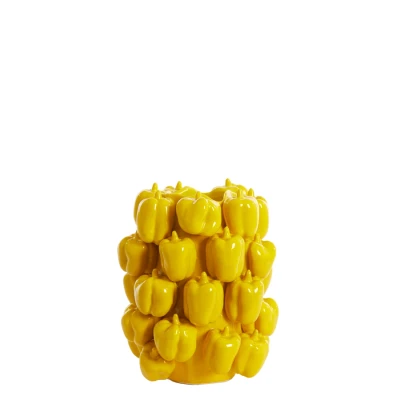 Afbeelding van Light &amp; Living Vaas BELLPEPPER 23.5x23x32.5cm Geel