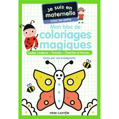 Image de Je suis en maternelle Mon bloc de coloriages magiques Chez les petits