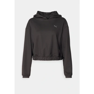 Afbeelding van Puma Studio Foundations Hoody Longsleeve, Dames, Maat: XL, Black