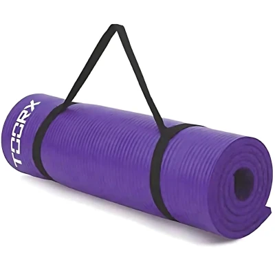 Afbeelding van Toorx Fitness Fitnessmat Met Draagkoord Blauw Foam