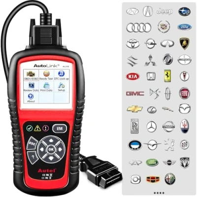 Afbeelding van Autel AutoLink AL519 Universele OBD2 lezer voor autodiagnostiek met verbeterde modus 6, geavanceerde versie van AL319 / AL329