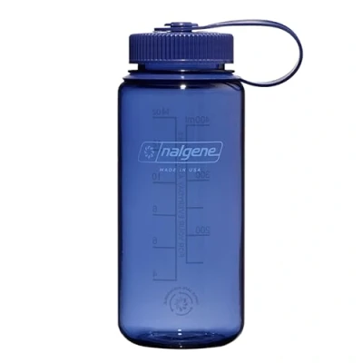 Afbeelding van Nalgene Wide Mouth Bottle drinkfles 500ml BPA free SUSTAIN Denim