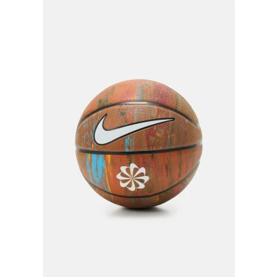 Afbeelding van Nike Performance Everyday Playground NEXT Nature Deflated Basketbal, Maat: One Size, Multi/amber/black/white