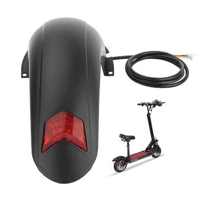 Afbeelding van Yungeln Scooterspatbord met led achterlicht, compatibel Kugoo M4, M4Pro elektrische step