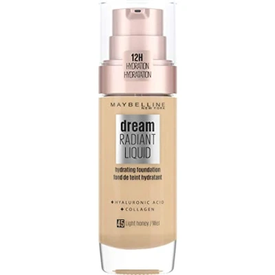 Image de maybellinenewyork Dream Radiant Liquid Fond de teint soin hydratant 12h 45 Miel Dore
