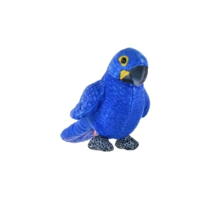 Afbeelding van Wild Republic Rainforest Ara hyacint, pluche, 11,4 cm, pluche speelgoed, vulling met gerecyclede waterflessen, milieuvriendelijk