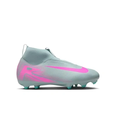 Afbeelding van Nike Performance JR ZOOM 10 ACAD Unisex Voetbalschoenen met kunststof noppen voor kinderen, Maat: 33, Ocean cube/pink blast Kunststof/ textiel