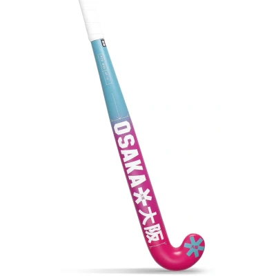 Afbeelding van Osaka Mid Bow GF Hockeystick Junior Blue Lime Gradient Multicolour