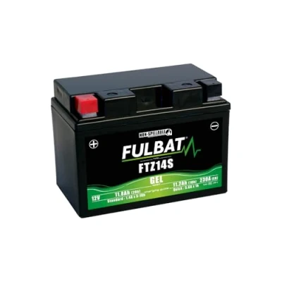 Afbeelding van FULBAT Batterij Moto GEL FTZ14S / YTZ14S 12V 11,8Ah 230A