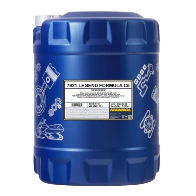 Afbeelding van Mannol Legend Formula C5 0W 20 10L Motorolie MN7921 10 BMW: 3 Saloon, 1 Hatchback, Touring, VOLVO: XC60 II, V90 II Estate, V40 Hatchback
