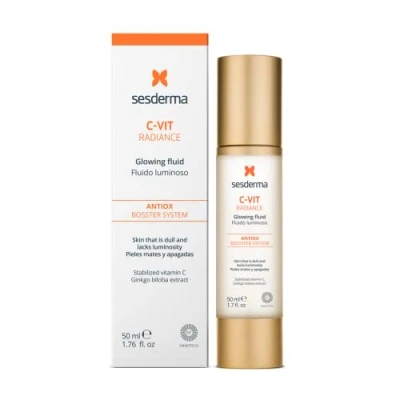 Afbeelding van Sesderma C VIT Lichtgevende gezichtsvloeistof Verbetert de elasticiteit Vroege tekenen van veroudering Lichtcrème voor huid 50 ml