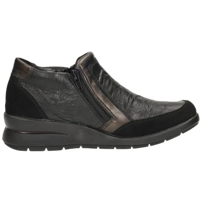 Afbeelding van Rieker Enkellaars L4851 00 Zwart/Brons Maat 41