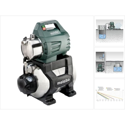 Afbeelding van METABO HWW 4500/25 Plus huiswaterpomp 1300 W 600973000