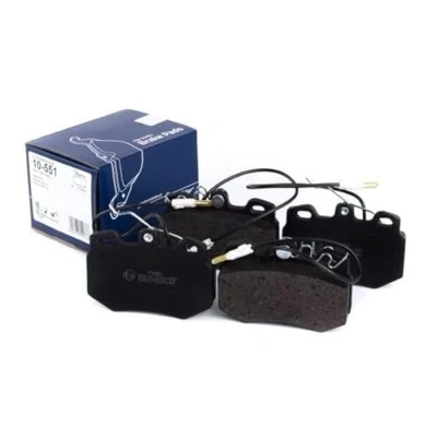 Afbeelding van TOMEX brakes TX 10 551 Remblokkenset Vooras Incl. slijtage waarschuwingscontact CITROËN: C15 Van, C6 Saloon, AX, PEUGEOT: 407 Coupe, 205 II Hatchback