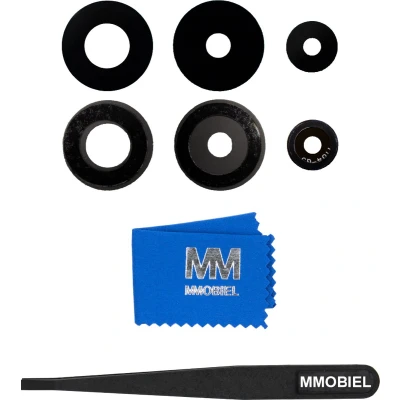 Afbeelding van MMOBIEL Glas Lens Back Camera Compatibel met Xiaomi Redmi Note 12 Pro 5G 2022 Incl. dubbelzijdige lijm, pincet en doek.