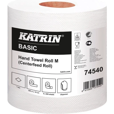 Afbeelding van Katrin Papieren Handdoeken, 1 laags, Pak Van 6 Rollen Handdoek