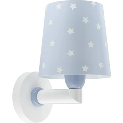 Afbeelding van Dalber wandlamp kinderen wolken sterren blauw