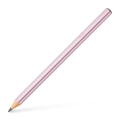 Afbeelding van Faber Castell grafietpotlood Jumbo grip Sparkle rose metallic FC 111661