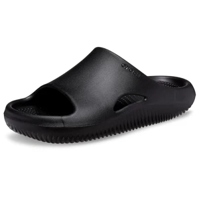 Afbeelding van Crocs Mellow Recovery Slides sandaal, glad, uniseks, zwart.