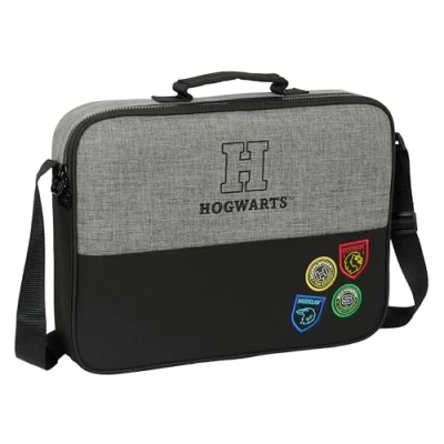 Afbeelding van Schooltas Harry Potter House of champions Zwart Grijs 38 x 28 6 cm
