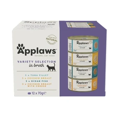 Afbeelding van 12x70g Adult Supreme selectie Applaws Kattenvoer