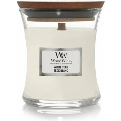 Afbeelding van WoodWick Geurkaars Mini White Teak 8 cm / ø 7