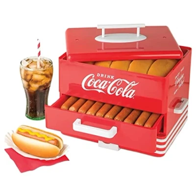 Afbeelding van Coca Cola hotdogstomer voor max 24 hotdogs en 8 broodjes