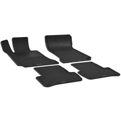 Afbeelding van WALSER RubberLine 50872 Vloermatset Rubber voor en achter 4 Zwart